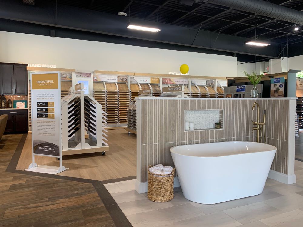 hard surface flooring bathroom tile showroom in Wyomissing, PA